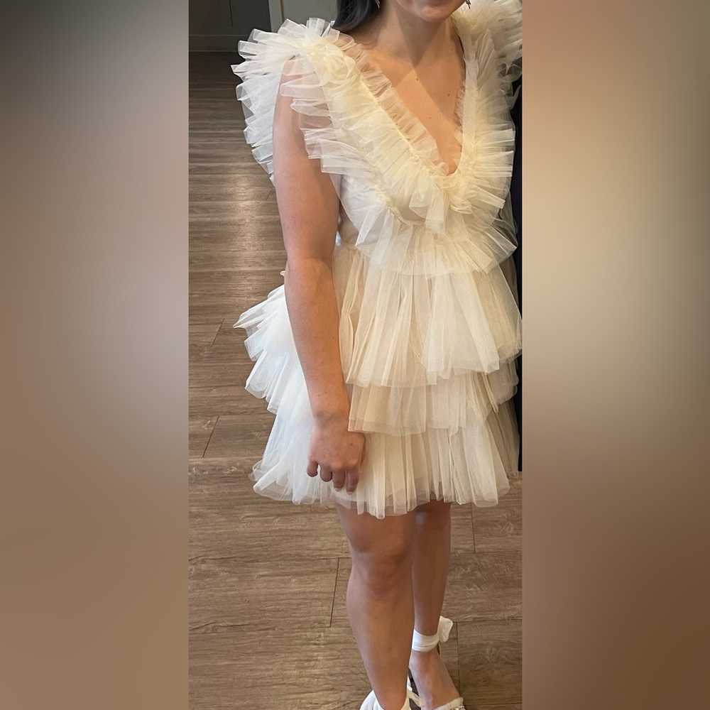 Bridal Tulle Little White Dress